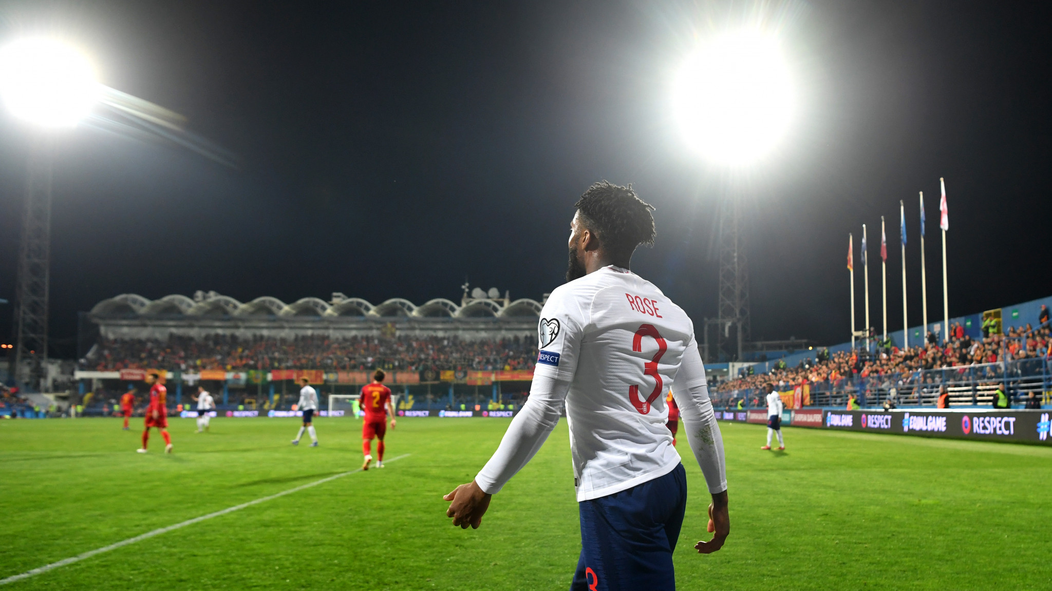 Danny Rose was one of the players who said he was targeted at Podgorica City Stadium ©Getty Images