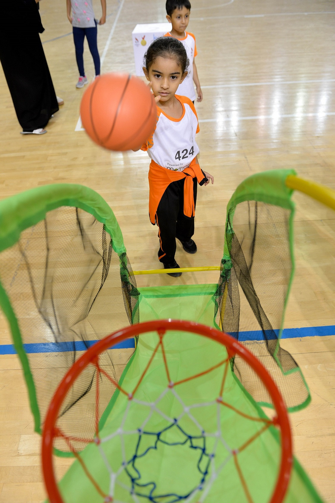 Last year's event saw children as young as two take part in sports including basketball ©BOC