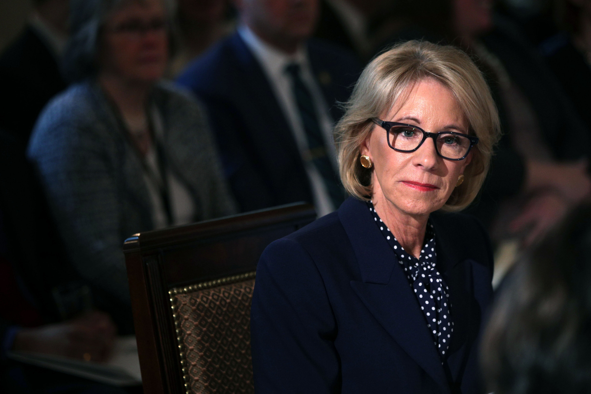 American Education Secretary Betsy DeVos has come under fire for proposing to cut funding which supports the Special Olympics ©Getty Images