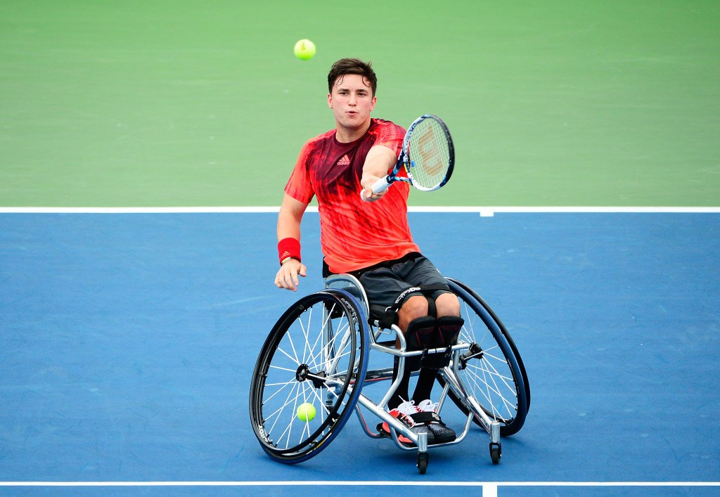 Britain's Gordon Reid is hoping the home crowd can drive him to success at the NEC Wheelchair Tennis Masters ©Getty Images