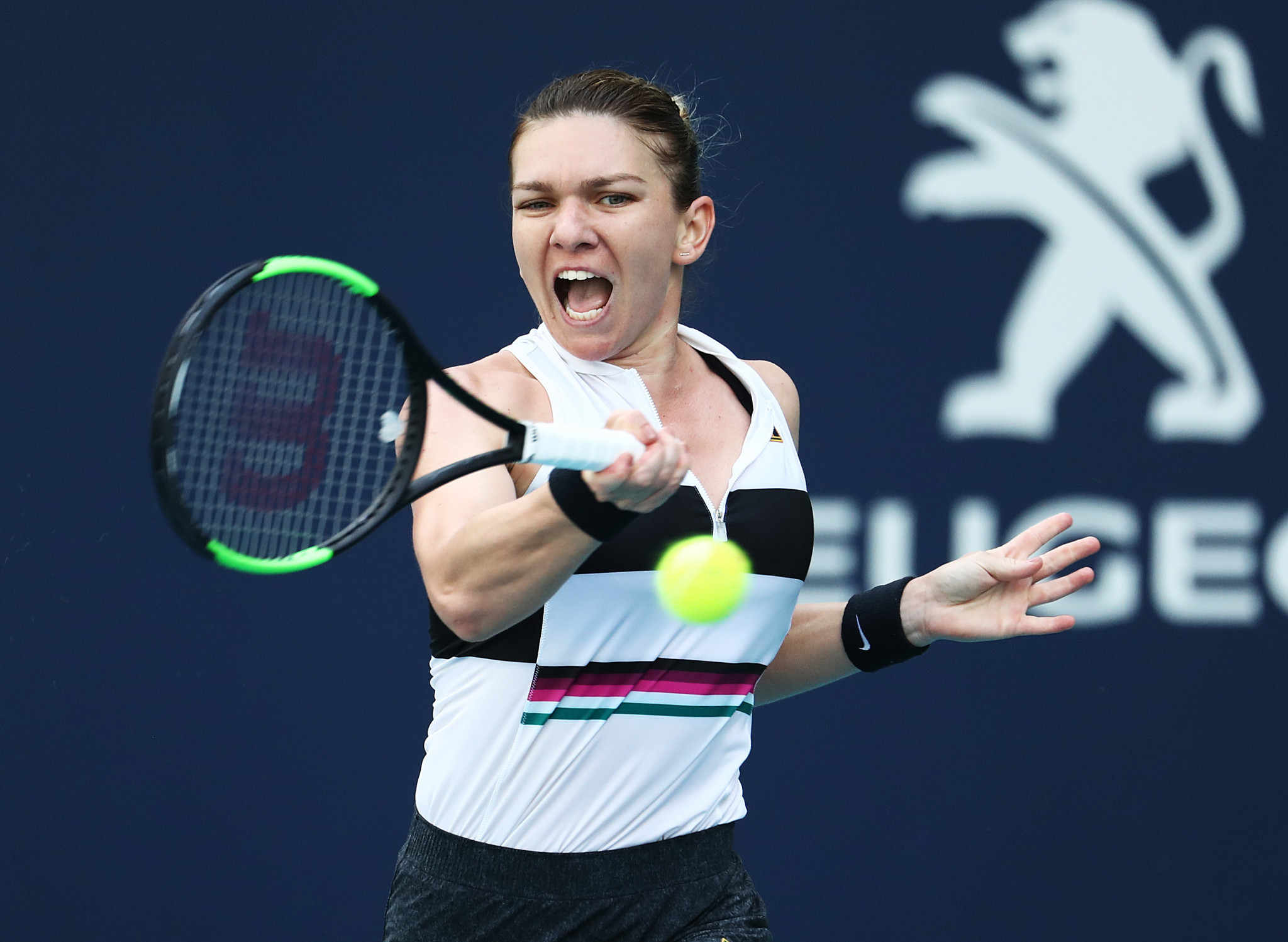 Simona Halep is one win away from reclaiming the world number one ranking ©Getty Images