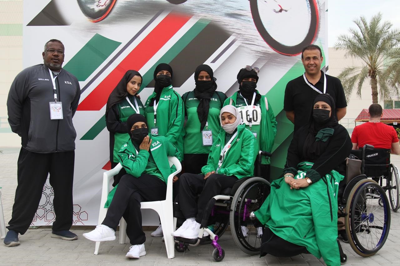 There were three female athletes in Saudi Arabia's team for the 2019 World Para Athletics Grand Prix in Dubai ©NPC Saudi Arabia