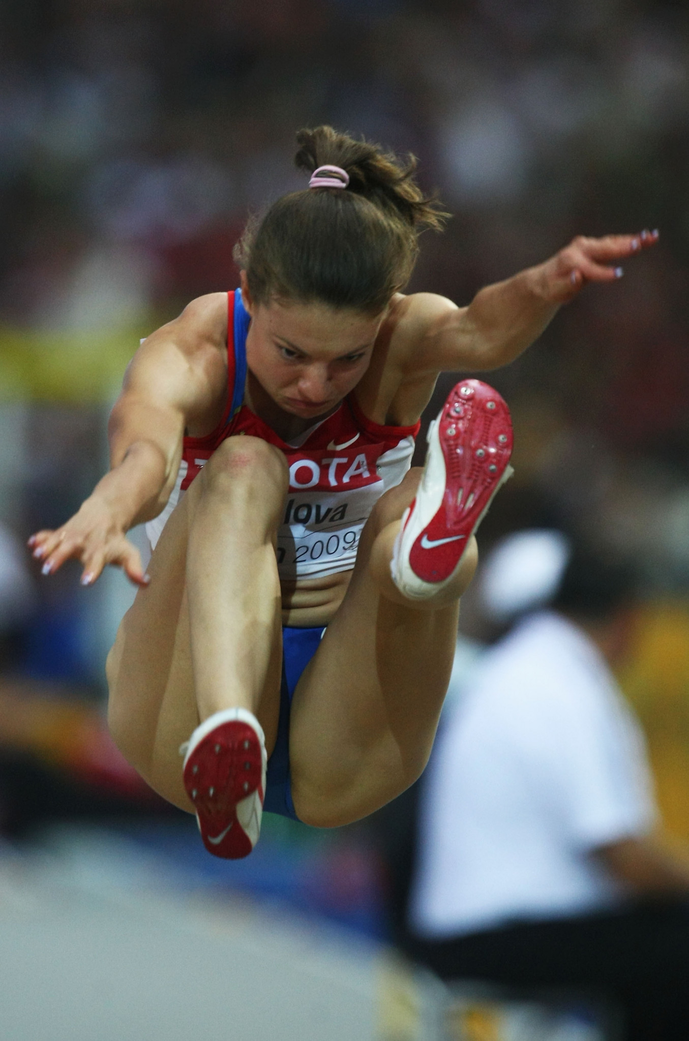 Olympic long jump silver medallist Yelena Sokolova was last month among 21 Russians given permission to compete as neutrals in 2019 ©Getty Images