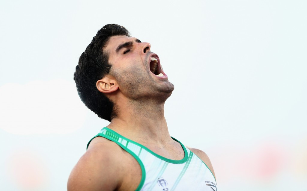 Portugl's Luis Goncalves claimed his first World Championship title, winning the  T12 400m