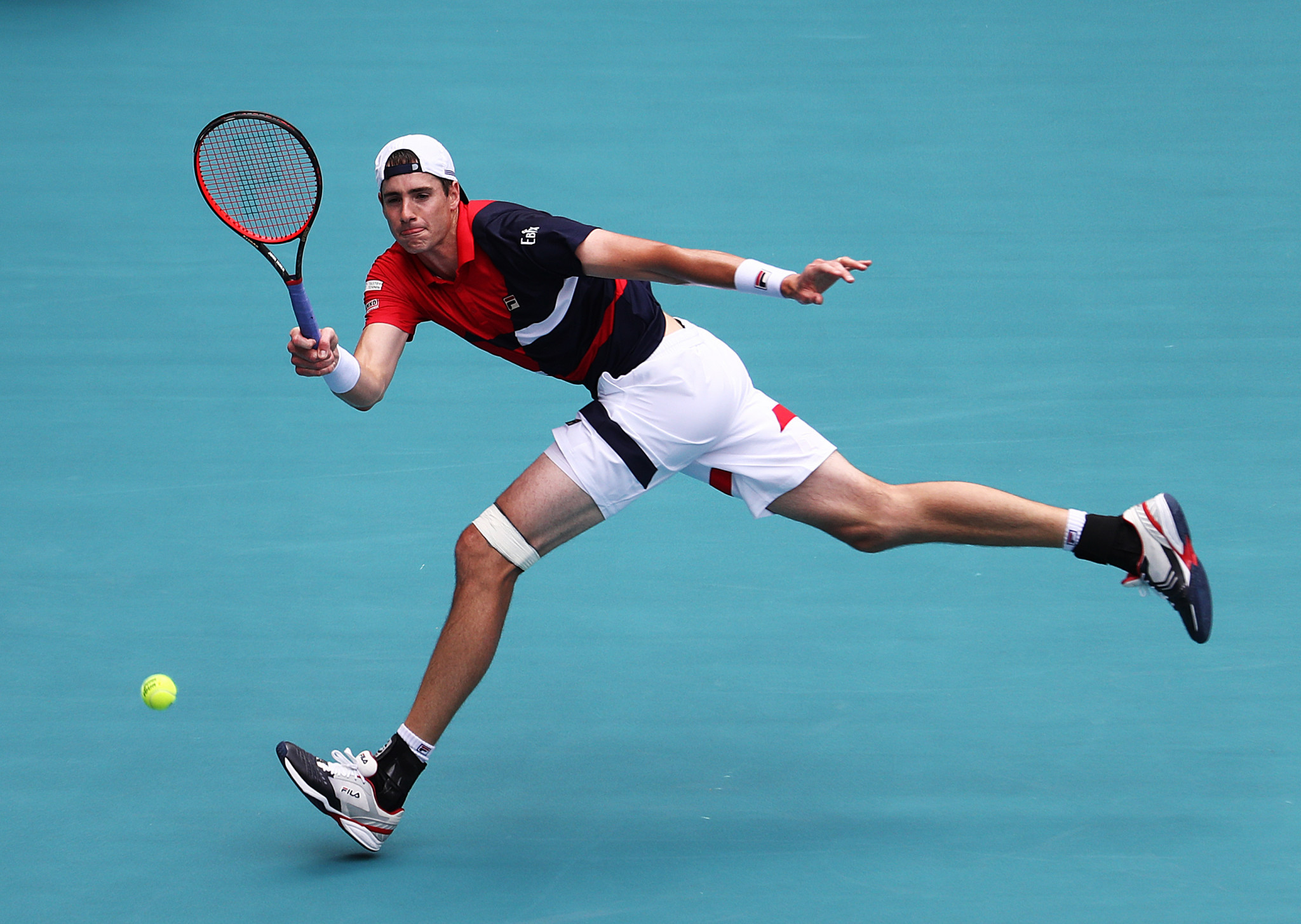 Defending champion John Isner progressed to the final of the Miami Open ©Getty Images