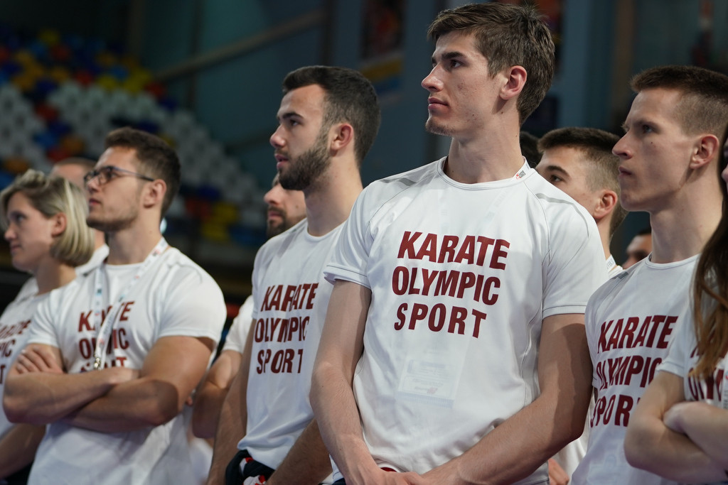 The t-shirts come as part of a wider campaign to get karate in the Paris 2024 Olympic Games ©WKF