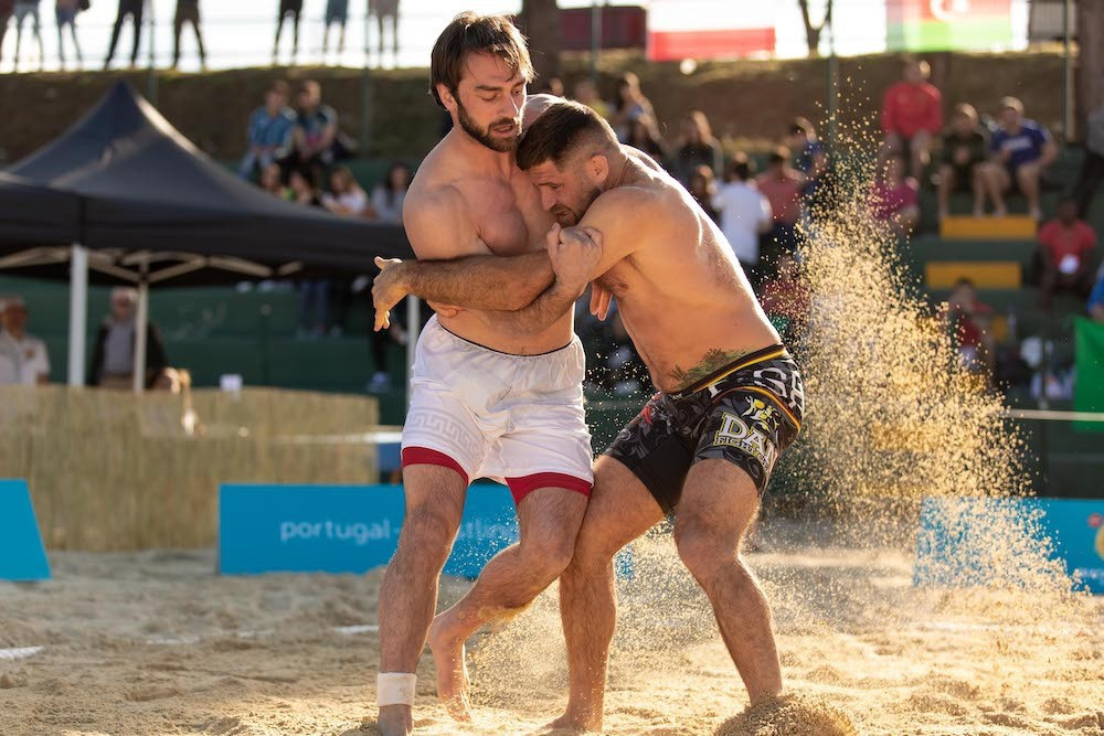 Georgia and Romania dominate as UWW Beach Wrestling World Series event in Portugal concludes
