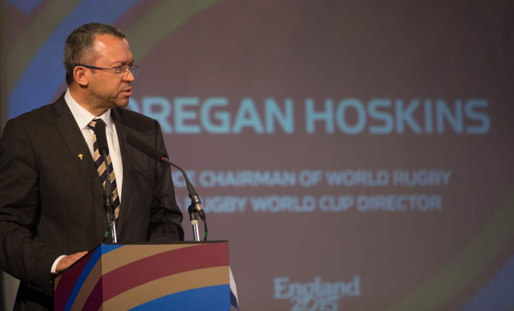 World Rugby vice-chairman Oregan Hoskins paid tribute to Beth Coalter at the General Assembly