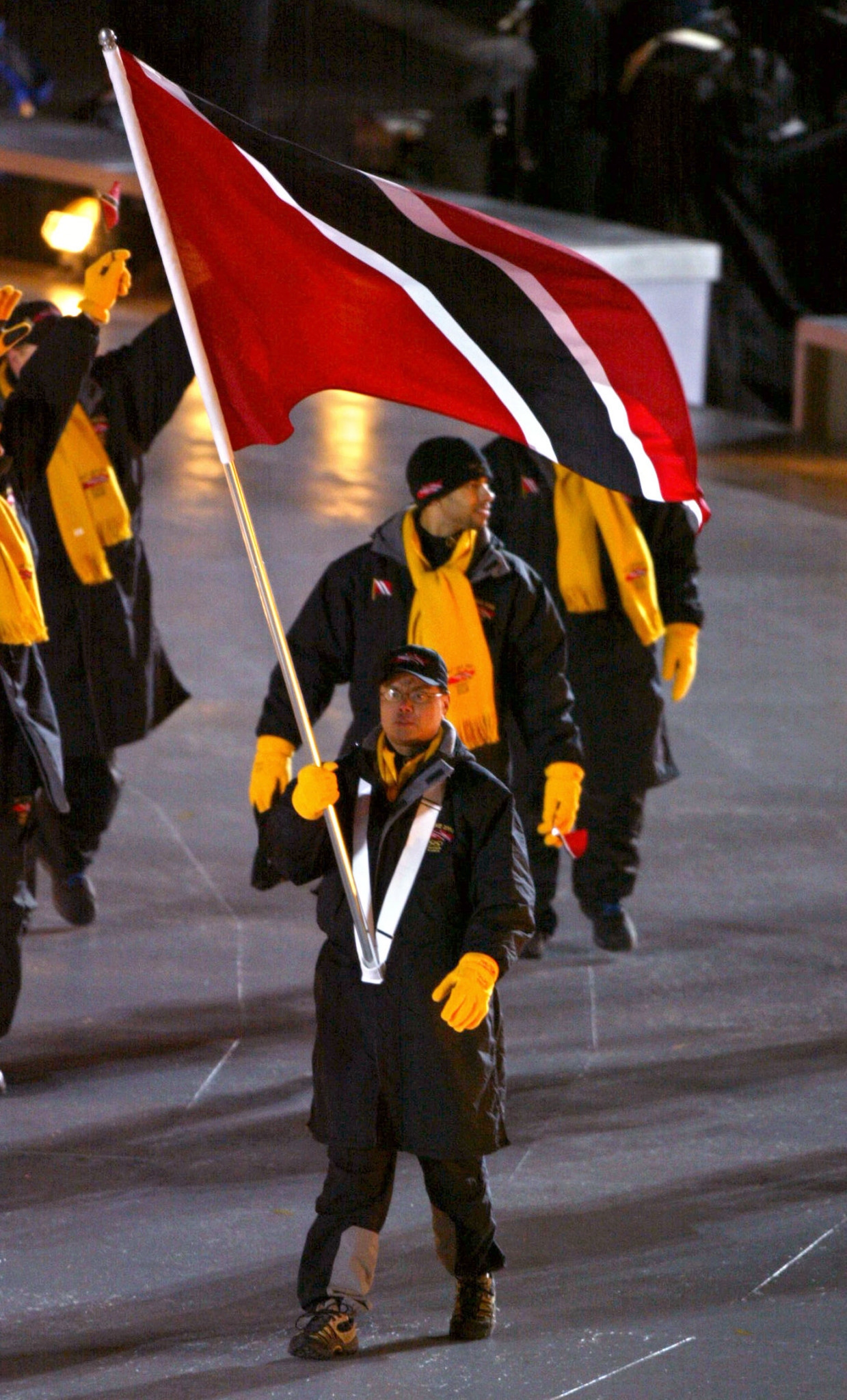 Bobsledder Gregory Sun was Trinidad and Tobago's flag bearer when the country last participated at a Winter Olympic Games, in Salt Lake City in 2002 ©Getty Images