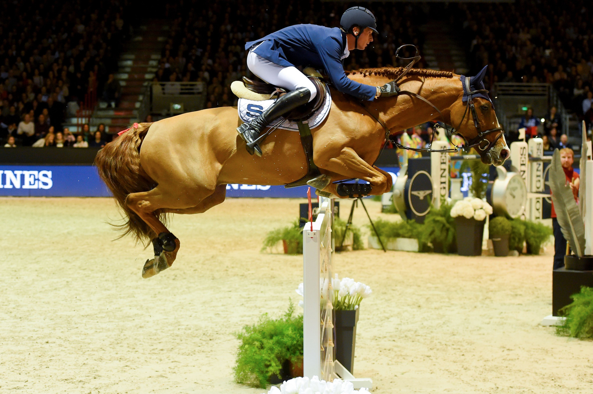 Germany's Daniel Deusser is considered one of the favourites at the FEI World Cup Jumping Final ©Getty Images