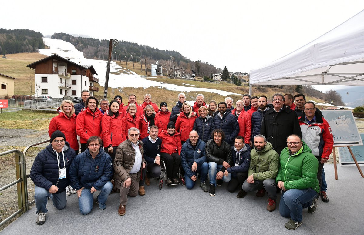 The IOC Evaluation Commission visited Bormio to inspect the facilities for Alpine skiing ©Milan Cortina 2026