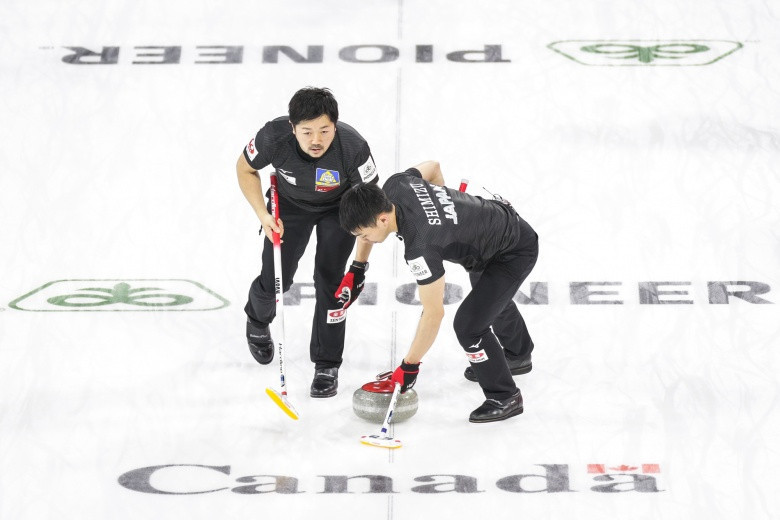 Japan become first team to qualify for play-offs at World Men's Curling Championship
