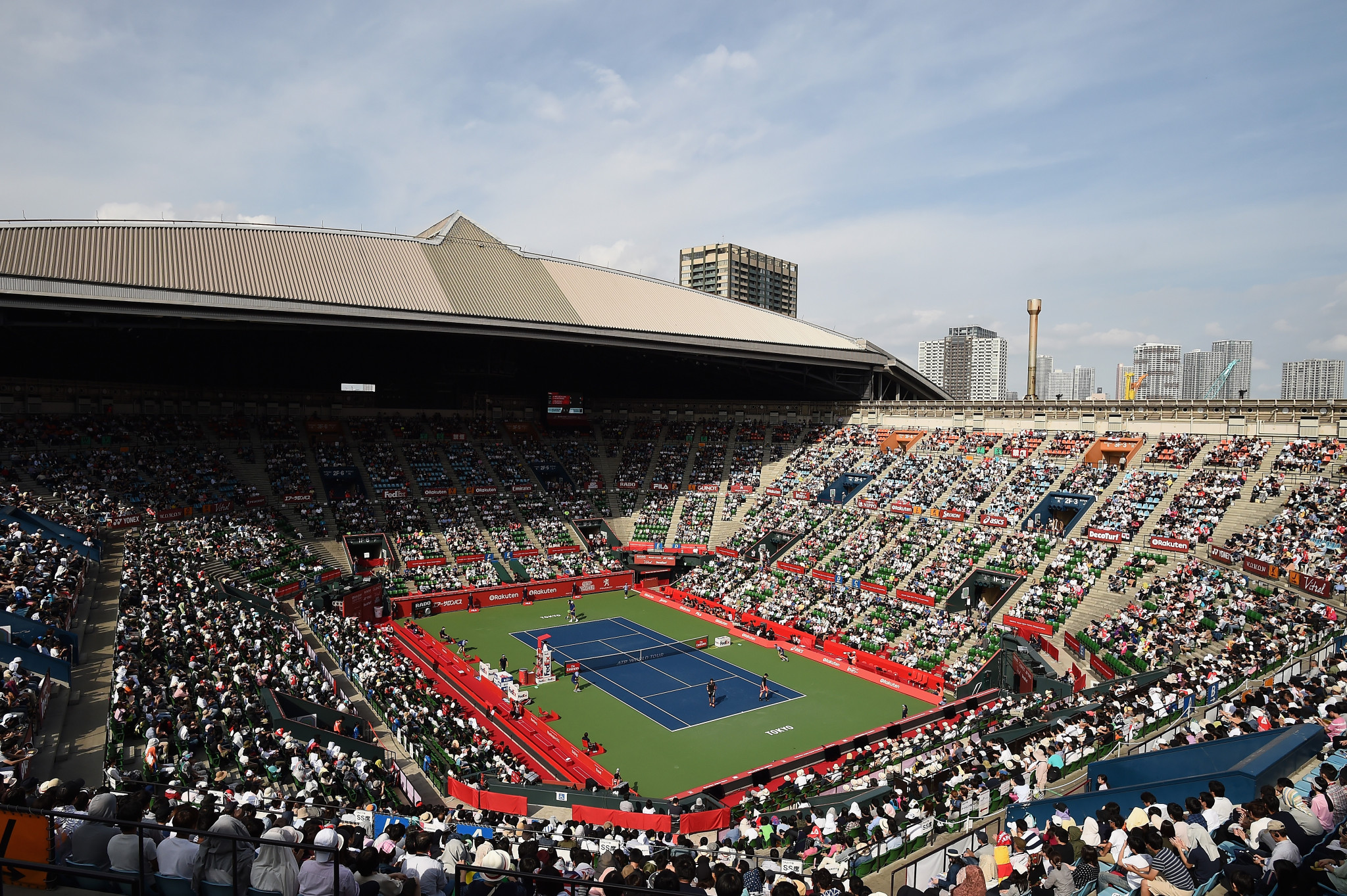 Tennis events at Tokyo 2020 will be held at the Ariake Tennis Park ©Getty Images