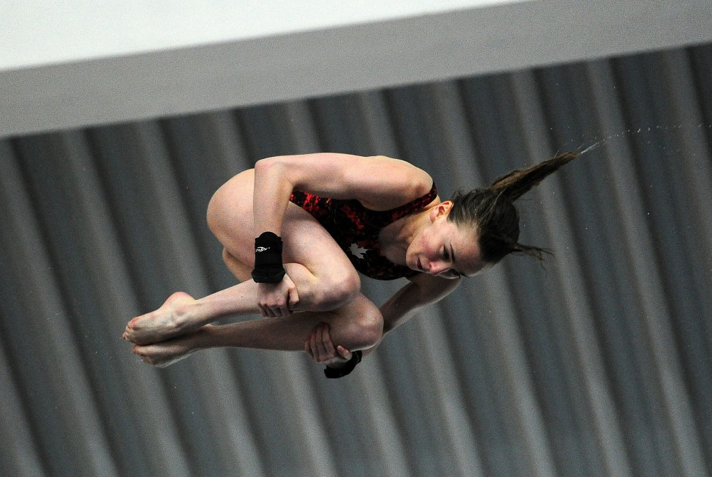 Britain's Lois Toulson was forced to settle for silver in the women's 10m platform event