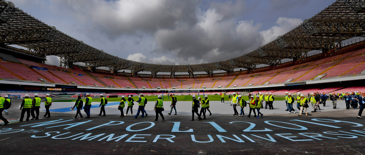 Renovation work is ongoing at many venues including the San Paolo stadium ©FISU