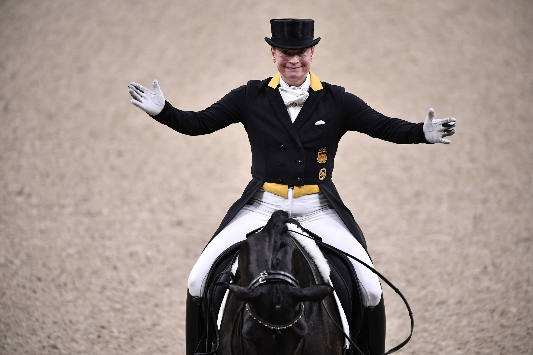 Werth in pole position for third successive FEI Dressage World Cup title after first-round win in Gothenburg 