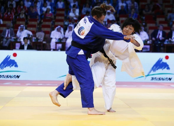 Remi Aoyagi sealed the title for Japan by beating Marina Olarte