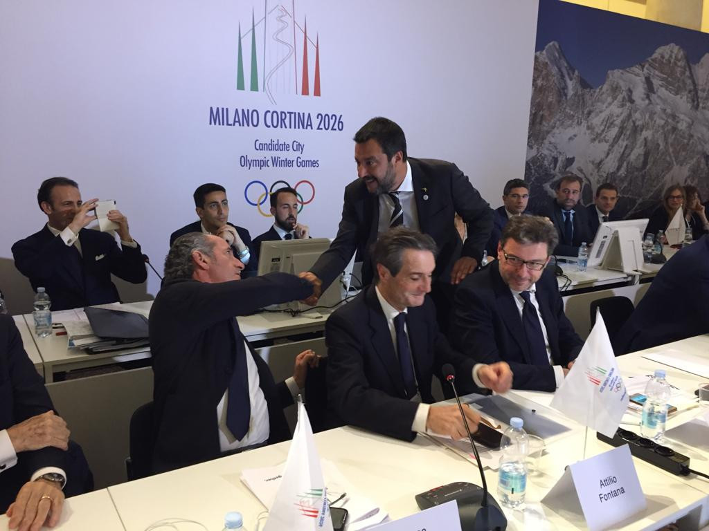 There was plenty of cross-political support for Milan Cortina 2026 at today's session ©Milan Cortina 2026