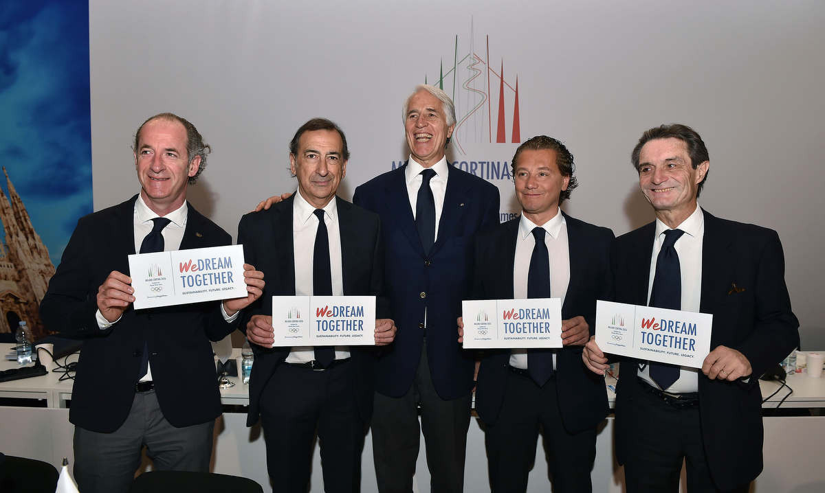 Milan Cortina was awarded the 2026 Winter Olympics in June 2019 ©CONI