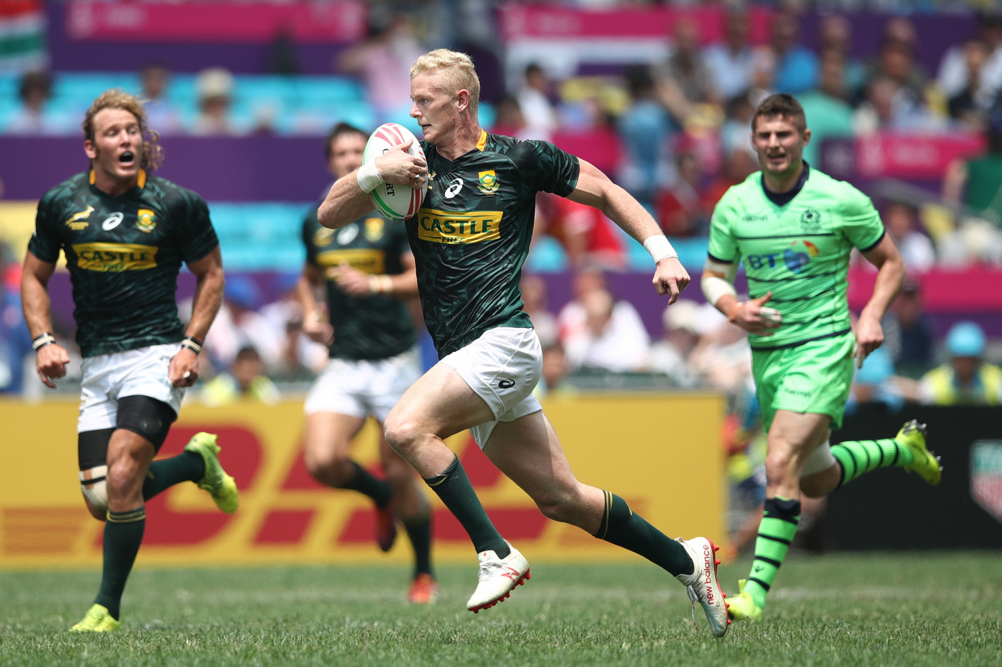 Overall World Rugby Sevens Series leaders the United States will meet South Africa in the quarter-finals of the Hong Kong Sevens ©World Rugby