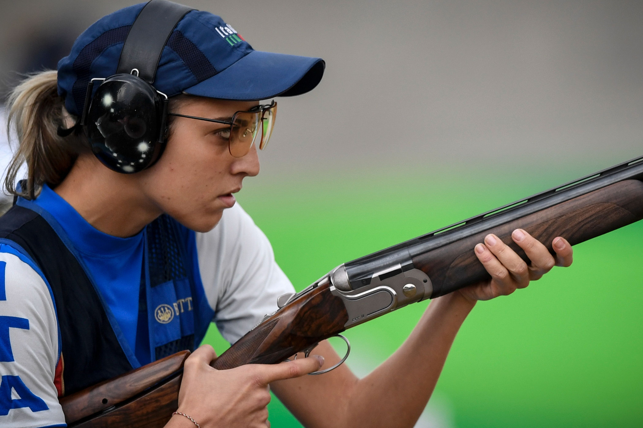 Jessica Rossi will go for her second straight ISSF World Cup gold in the women's trap tomorrow ©Getty Images 
