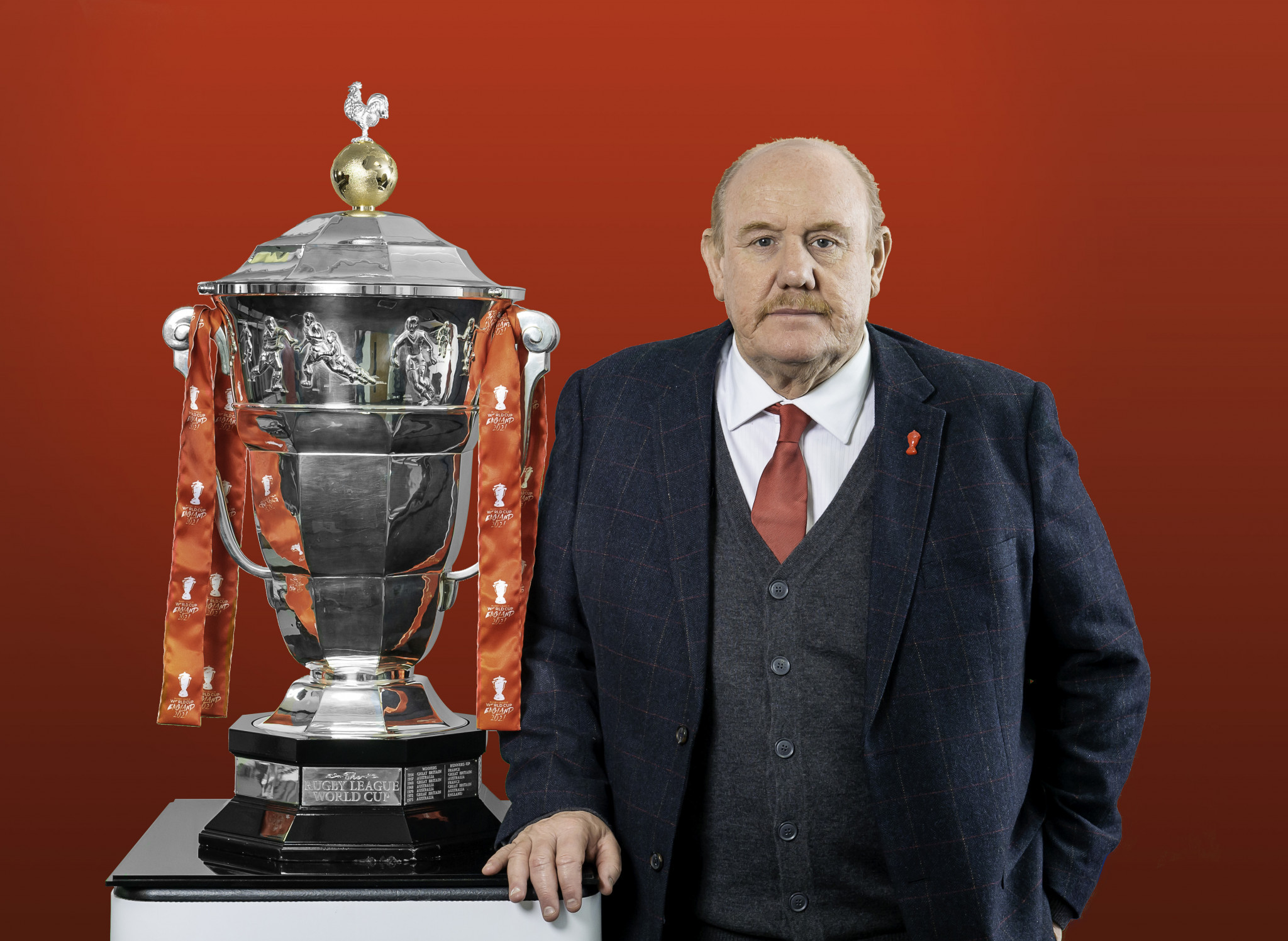 Brian Barwick has been appointed President of the 2021 Rugby League World Cup ©RLIF
