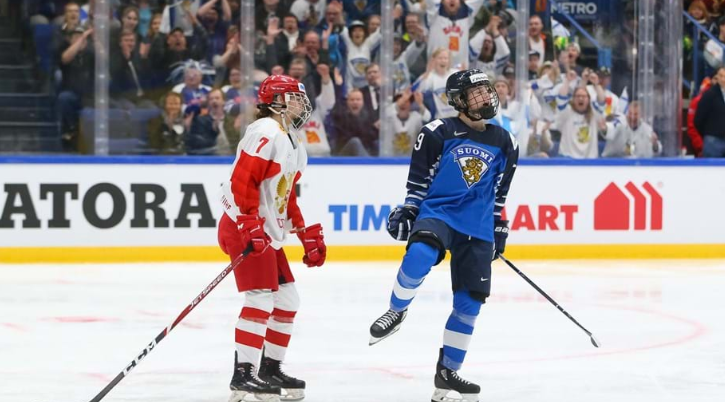 Finland claimed an impressive win over Russia ©Andre Ringuette/HHOF-IIHF Images