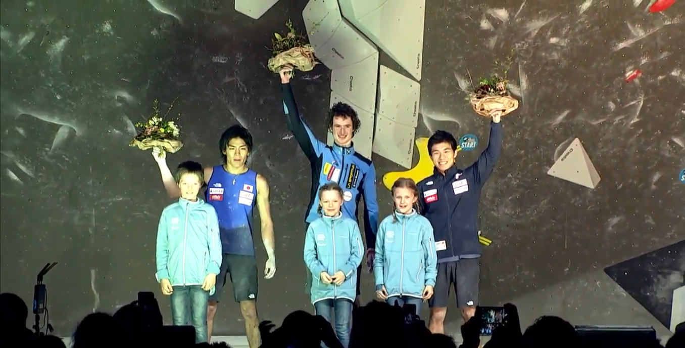 Ondra triumphs at season-opening IFSC Bouldering World Cup in Meiringen