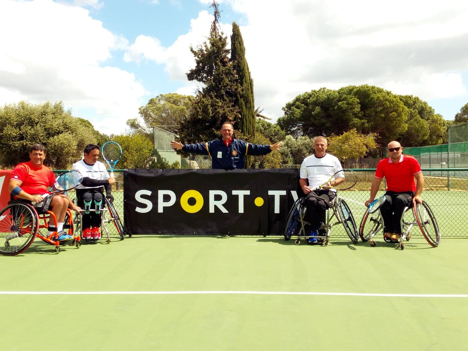 Today's finals went ahead in windy conditions after yesterday's semis were disrupted by rain ©Vilamoura Tennis Academy
