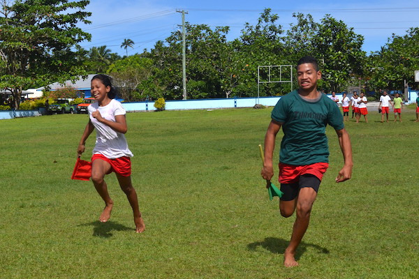 Taga Primary School has been taking part in a Government programme to get Samoan schools involved in the Pacific Games ©Samoa 2019