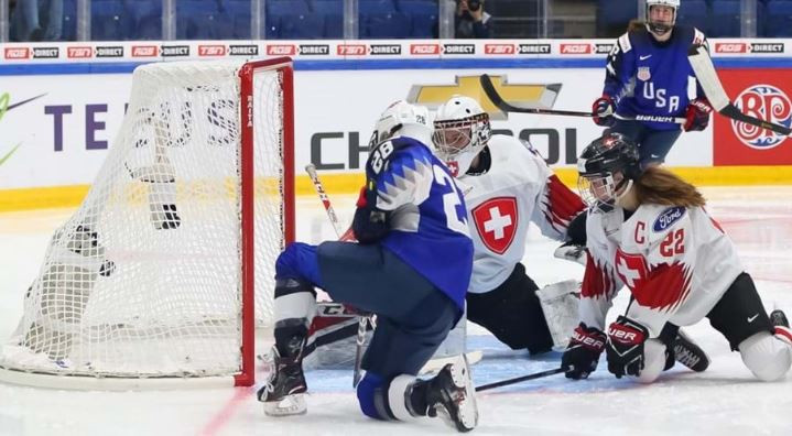 United States power on at IIHF Women’s World Championships with thrashing of Switzerland