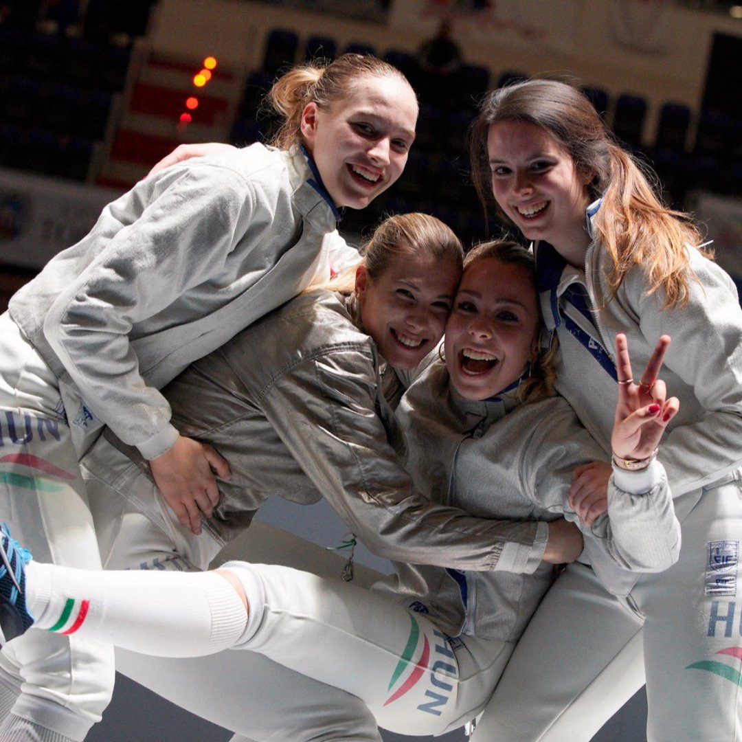 Hungary claim junior women's team sabre title at Junior and Cadet World Fencing Championships