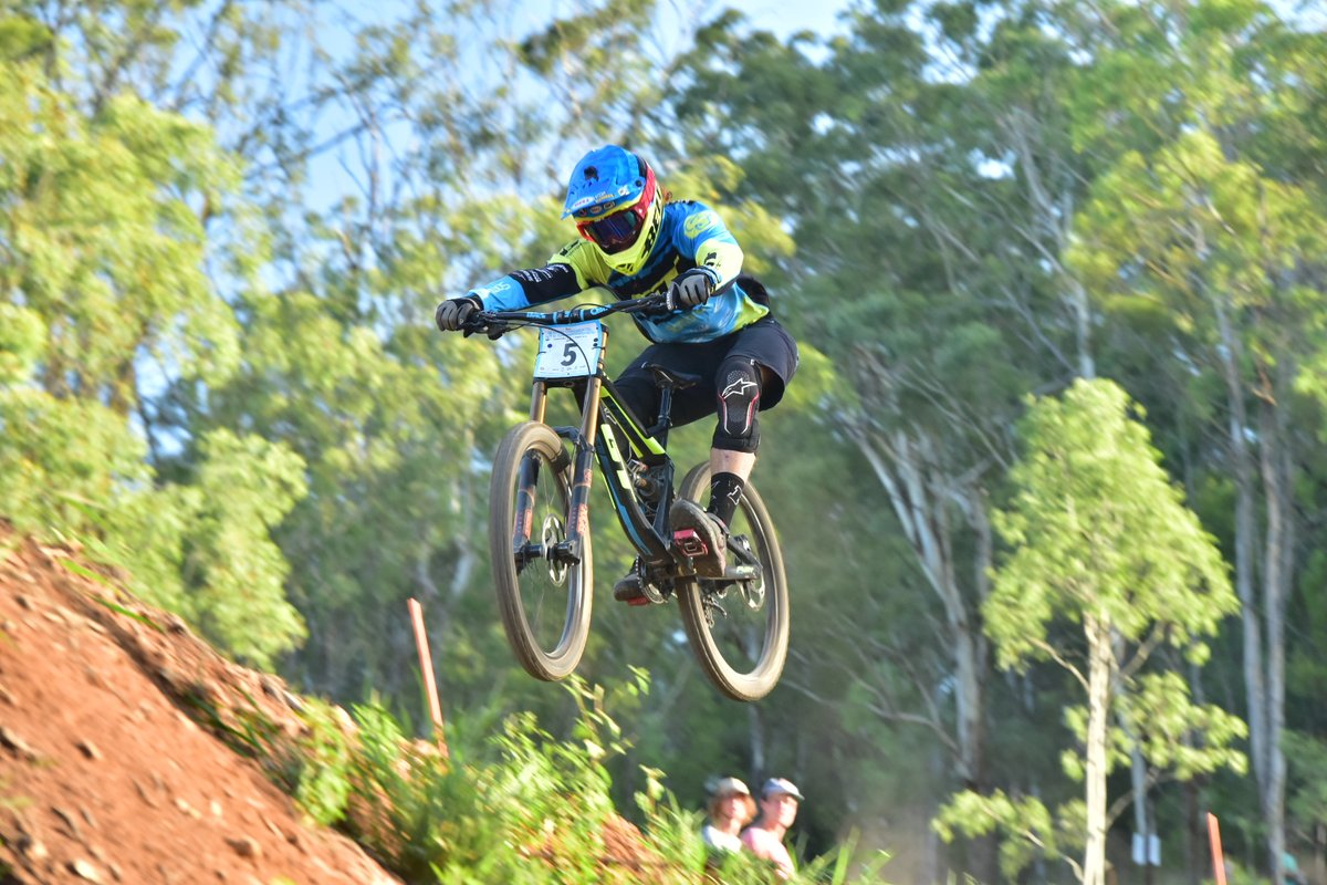 Lucas tops downhill seeding round at Oceania Mountain Bike Championships