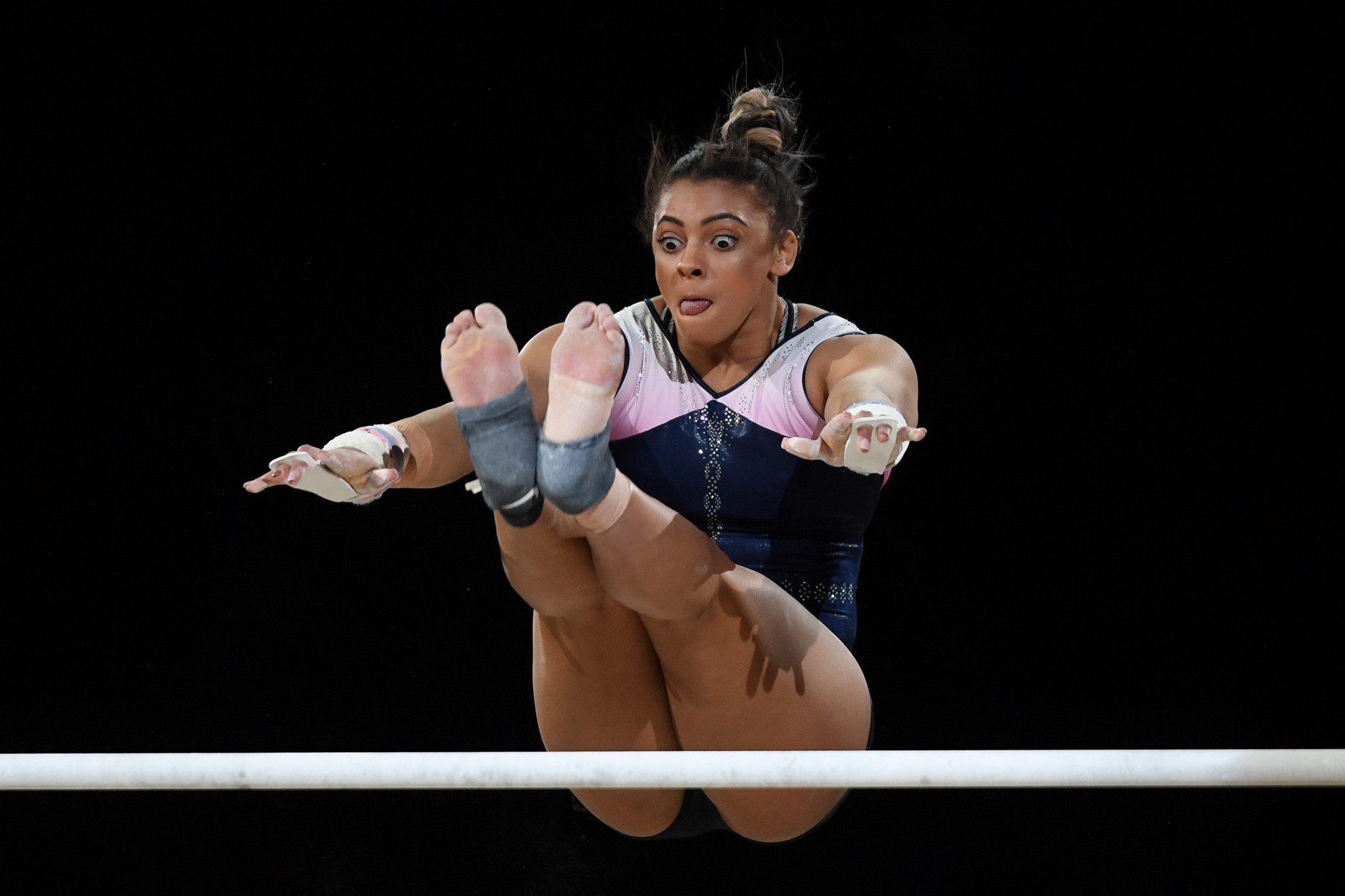 Great Britain's Ellie Downie will be looking to defend her women's all-around title ©Getty Images