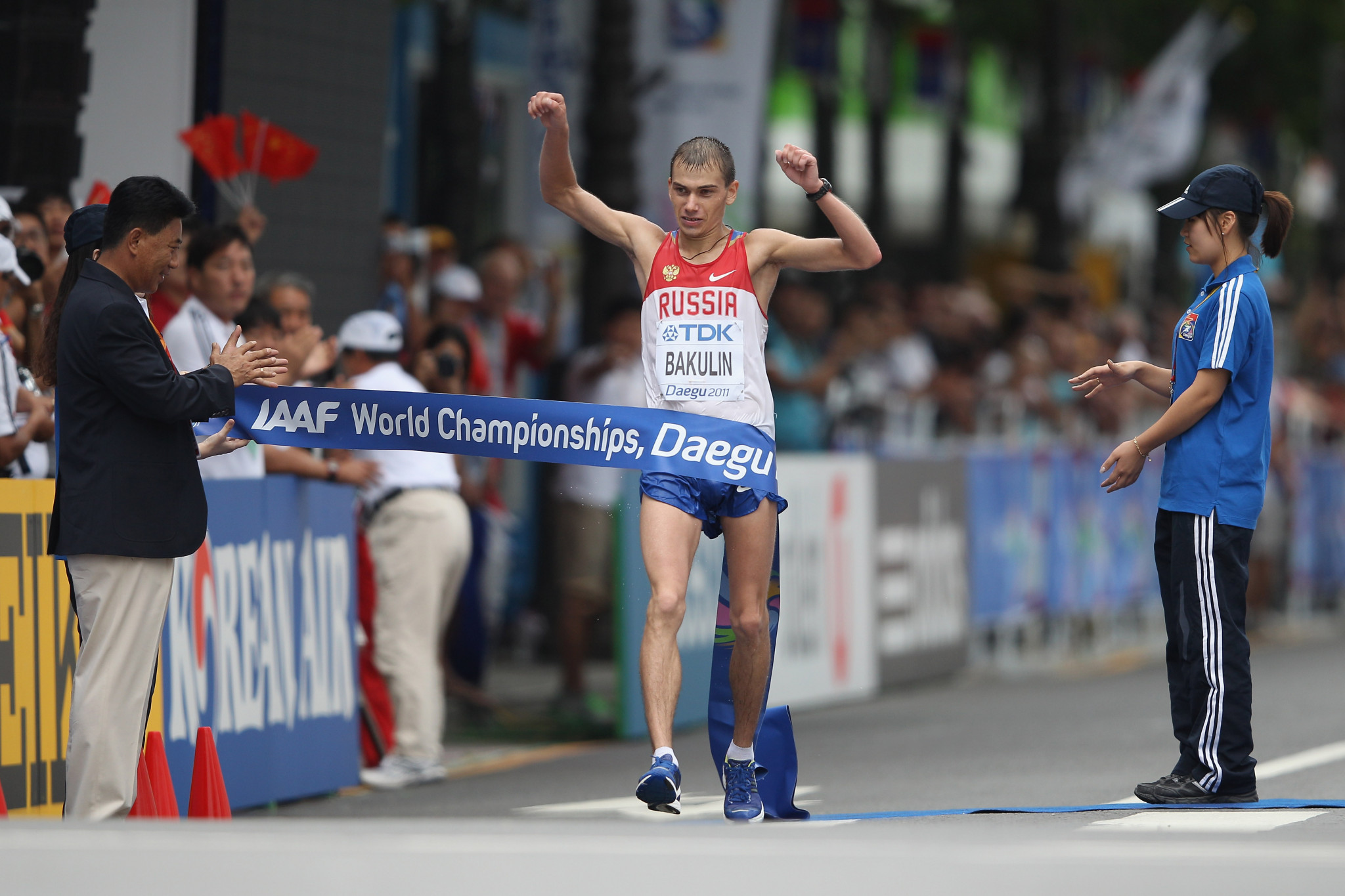 Russian former world race walk champion Bakulin earns second doping suspension from AIU 