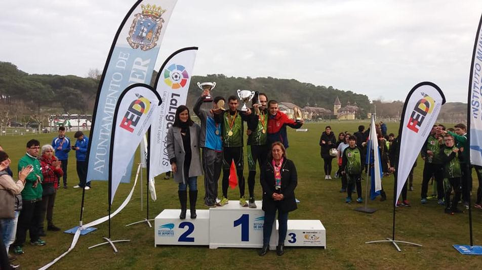 Spain prevented hosts Poland from achieving a clean sweep at the INAS Athletics Cross-Country World Championships by winning the men's long distance ©Twitter 