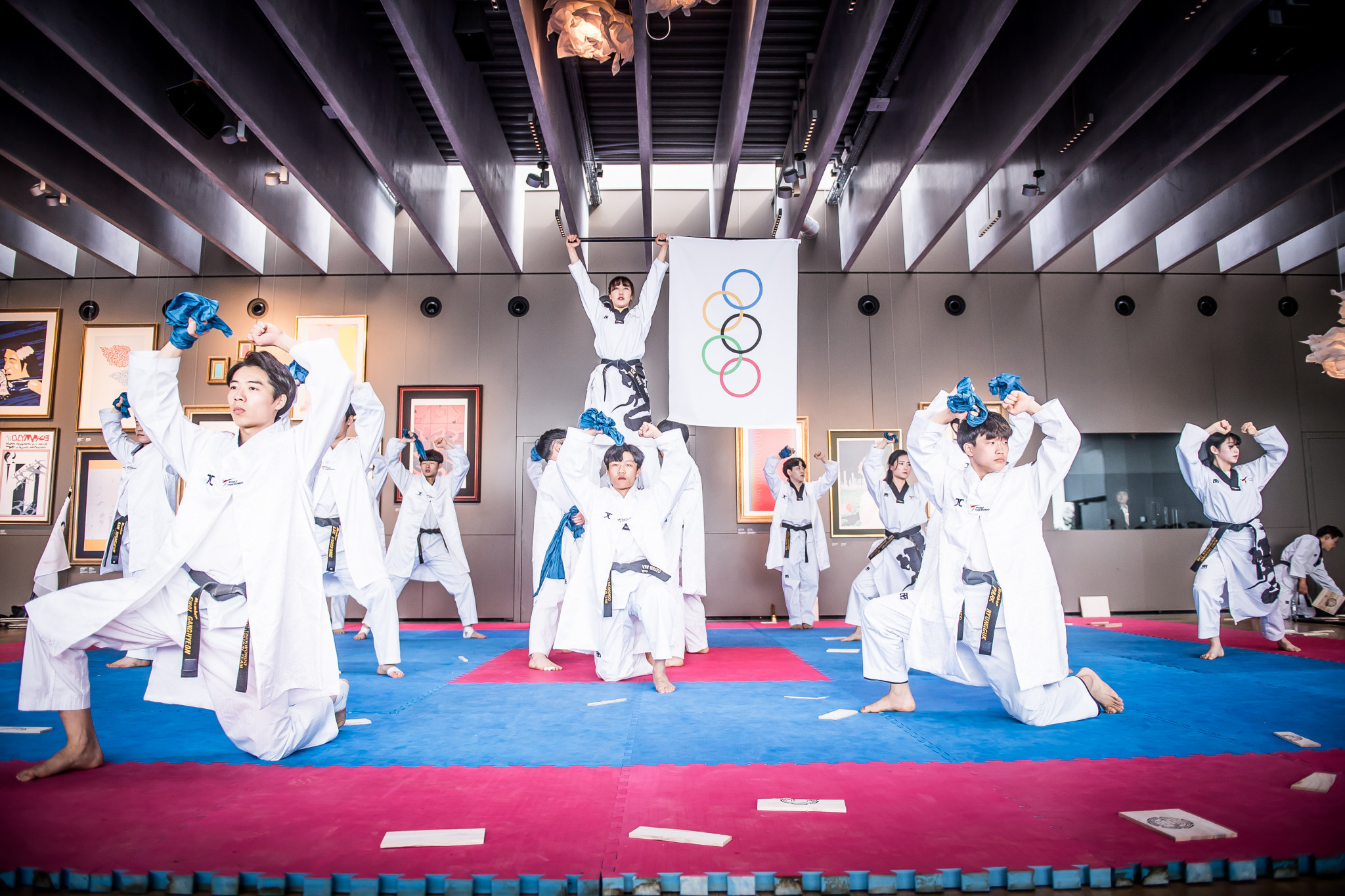 Today's joint WT-ITF demonstration celebrated the 25th anniversary of taekwondo's inclusion in the Summer Olympic programme ©World Taekwondo
