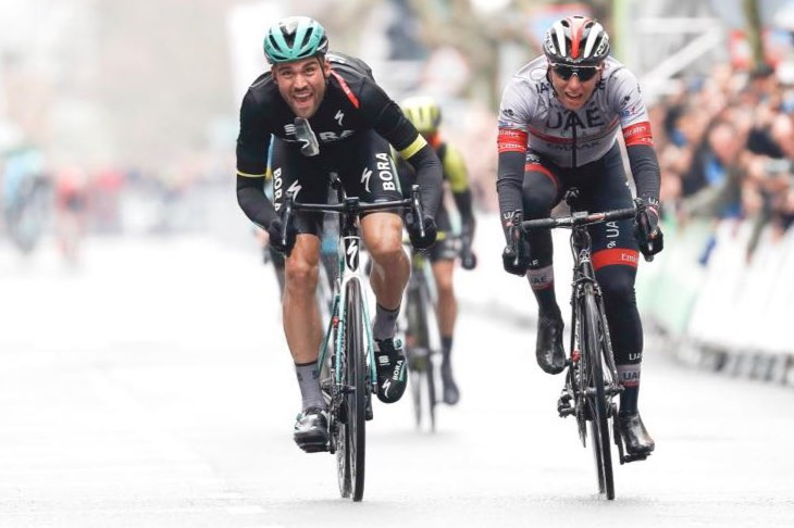 Max Schachmann extended his overall lead in the Tour of the Basque Country with his third stage win out of four ©UCI