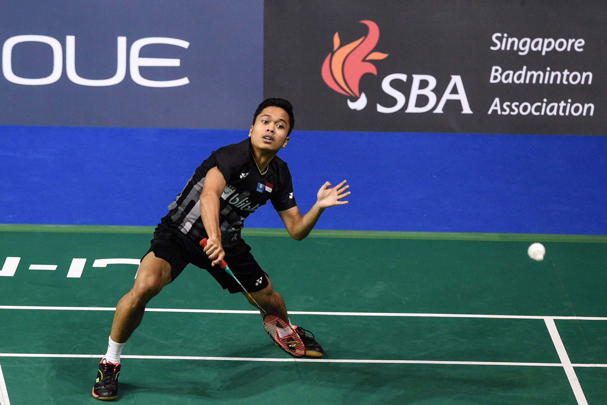 Indonesia's Anthony Ginting is a surprise men's finalist at the BWF Singapore Open ©Getty Images