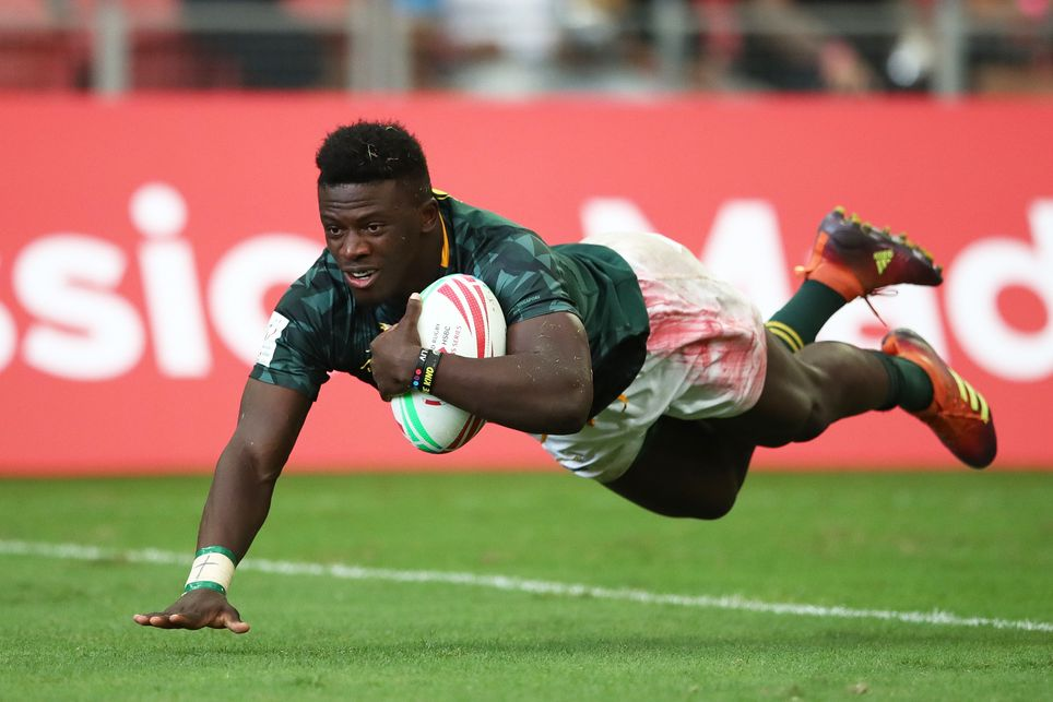 South Africa were among four unbeaten teams on day one in Singapore ©World Rugby