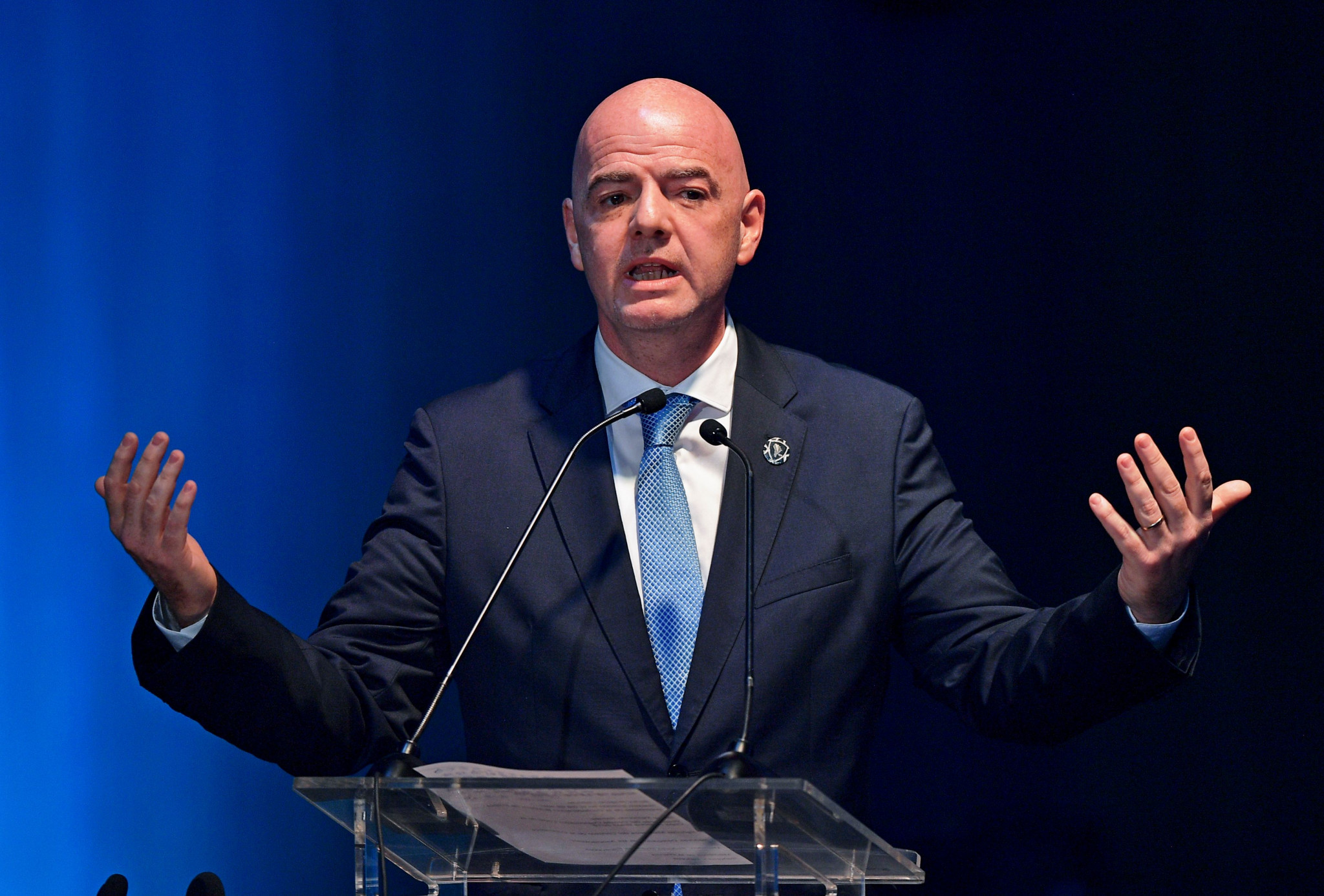 FIFA President Gianni Infantino has spoken out on racism ©Getty Images