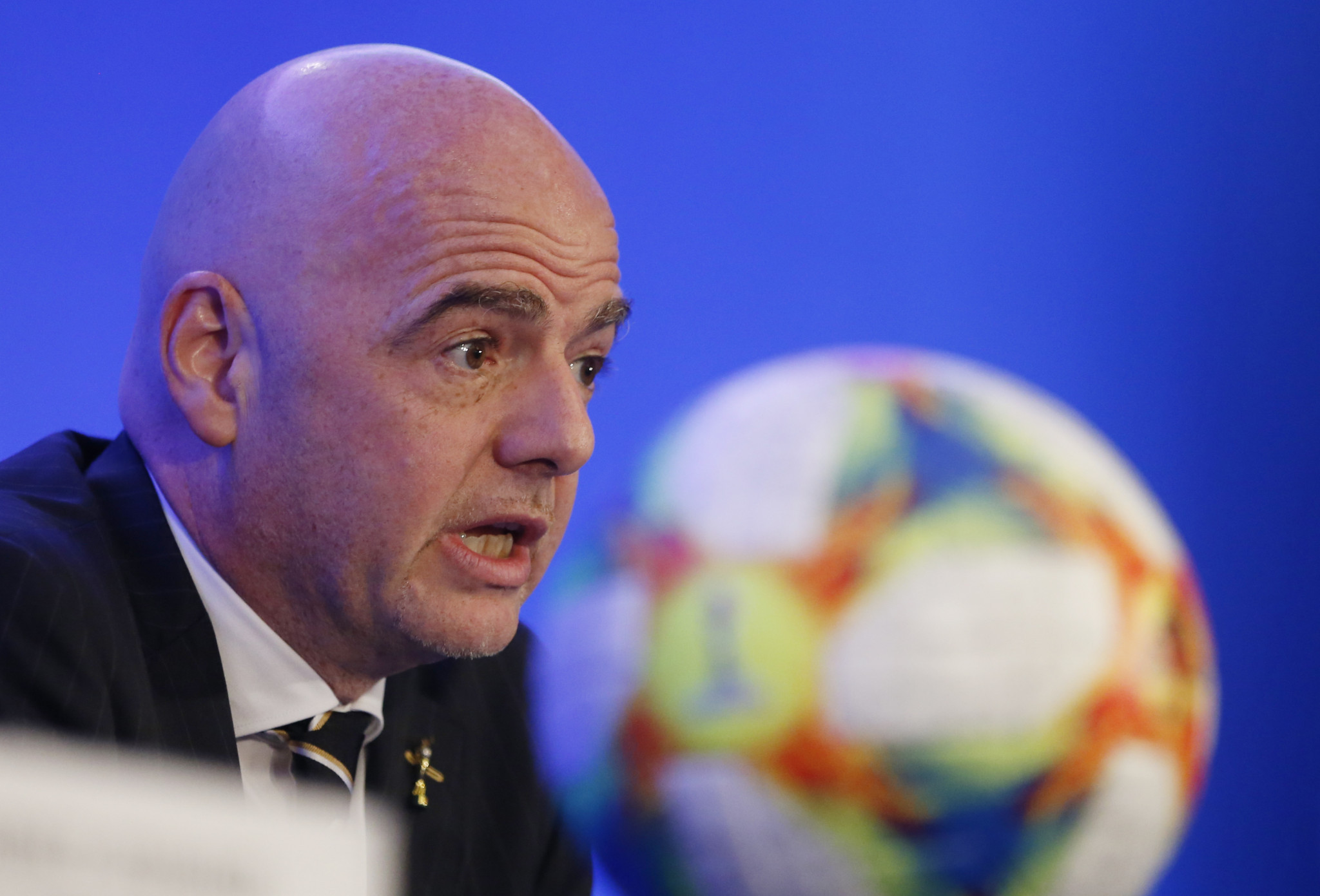 FIFA President Gianni Infantino has condemned recent racist incidents in football ©Getty Images