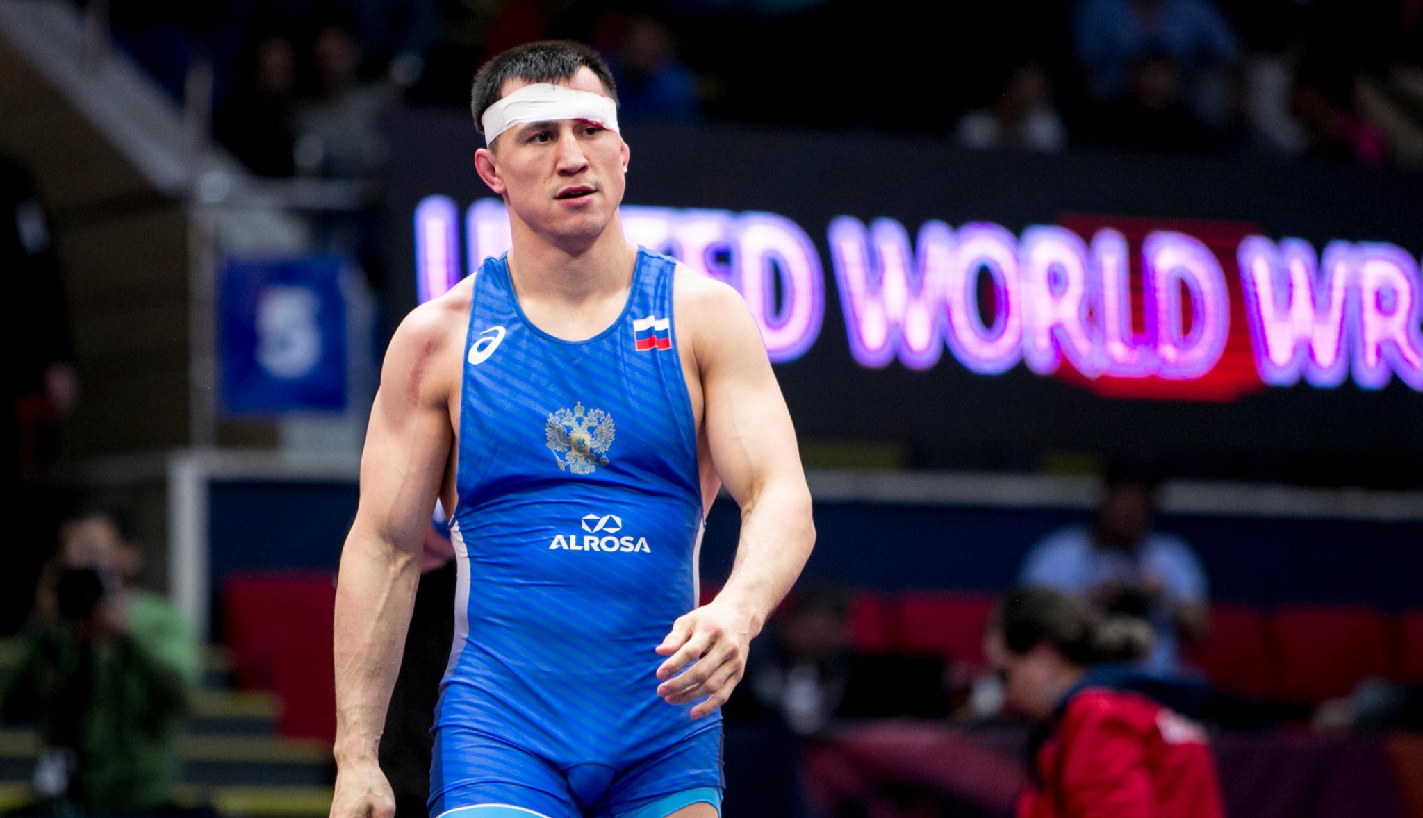 Double Olympic champion Roman Vlasov retained his European title ©UWW
