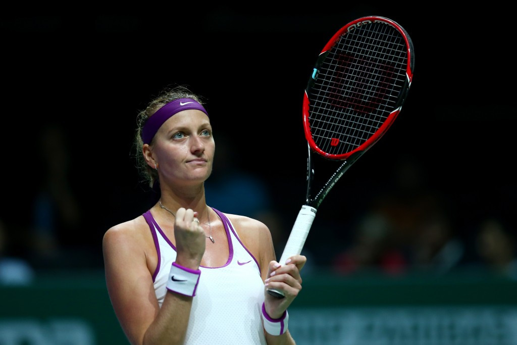 The Czech Republic's Petra Kvitova recovered from her opening defeat with a straight sets win over Lucie Safarova