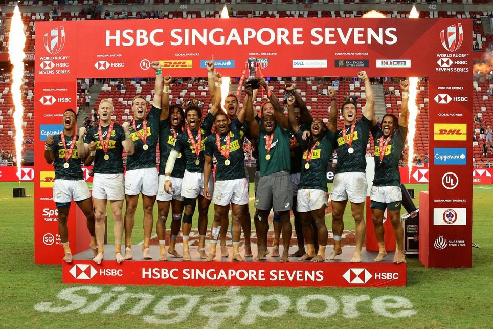 South Africa overturn 19-point deficit against Fiji to secure Singapore World Rugby Sevens title