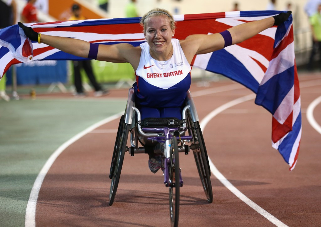 Hannah Cockroft claimed gold on a successful night for Great Britain ©Getty Images