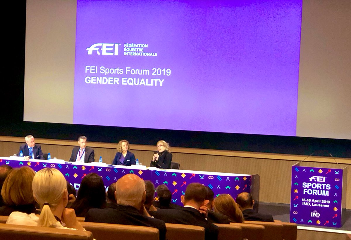 Gender equality was one of the topics covered on the opening day of the forum ©FEI