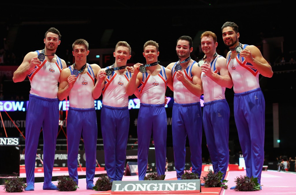Britain claimed their first-ever men's team World Championships medal by claiming silver