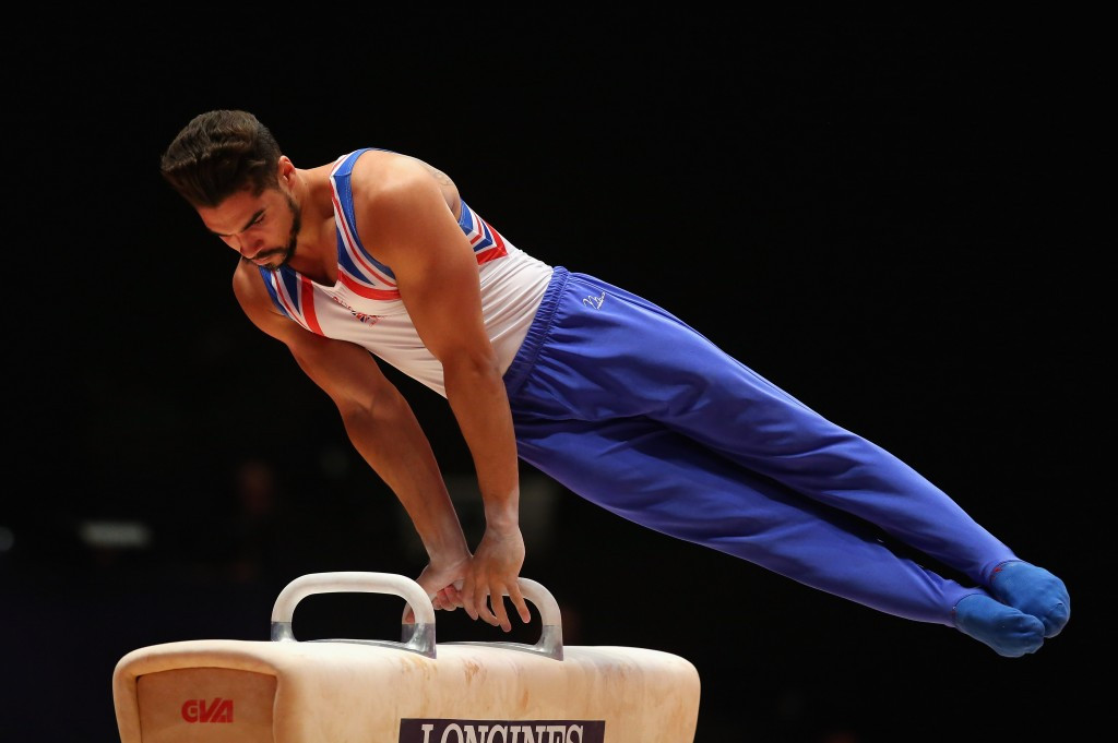 Three-times Olympic medallist got the British charge going in the first routine with a solid display on the pommel horse ©Getty Images
