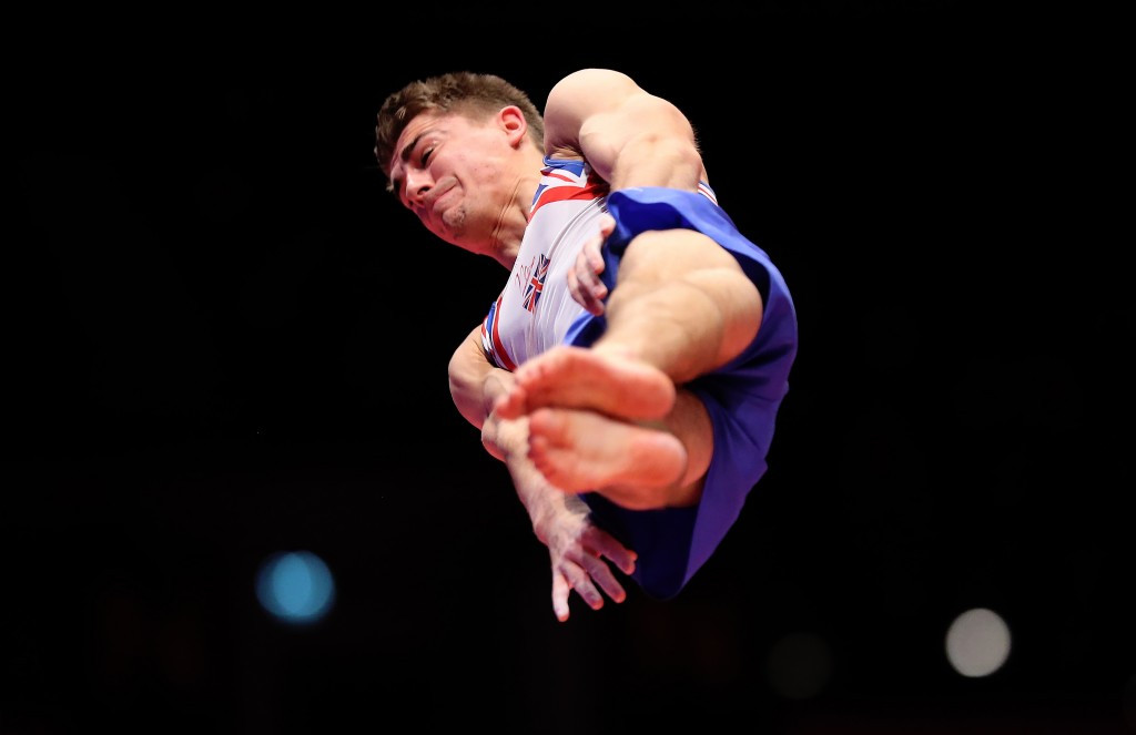 Max Whitlock's superb floor routine guaranteed Britain a medal ©Getty Images